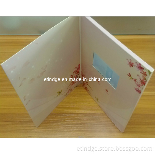 4.3" Wedding Invitation Video Greeting Card